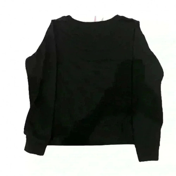 Lipsy London Black  Cross Sweater - Picture 2 of 4